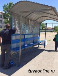 Ко Дню города в Кызыле будут установлены новые автобусные павильоны