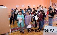 В Туве к 12 часам дня проголосовало 36,35 % избирателей
