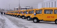 Новые автобусы школ № 4 и 11 будут возить детей из Левобережных дач Кызыла