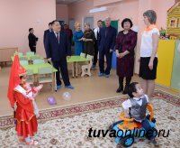 В Туве, регионе-лидере по рождаемости в России, на Левобережных дачах Кызыла открыт новый детский сад!
