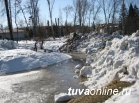 В Туве ожидается интенсивное снеготаяние