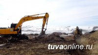 Вода отступает: число подтопленных домов в поселке Каа-Хем Кызылского района Тувы уменьшилось