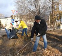 Предприятия и организации Кызыла участвуют в «Генеральной уборке» столицы