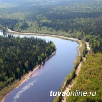 Уровень воды в реках Тувы