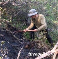 Глава региона Шолбан Кара-оол объехал горящие леса в районах Тувы