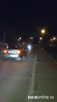 Кызыл: Наездом закончился ночной променад по Коммунальному мосту подвыпившего молодого человека