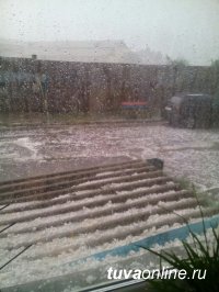 Ливневые дожди вызвали отключение электроэнергии в Кызыле