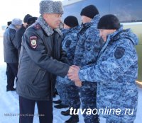 В Туву вернулся сводный отряд регионального МВД после длительной командировки