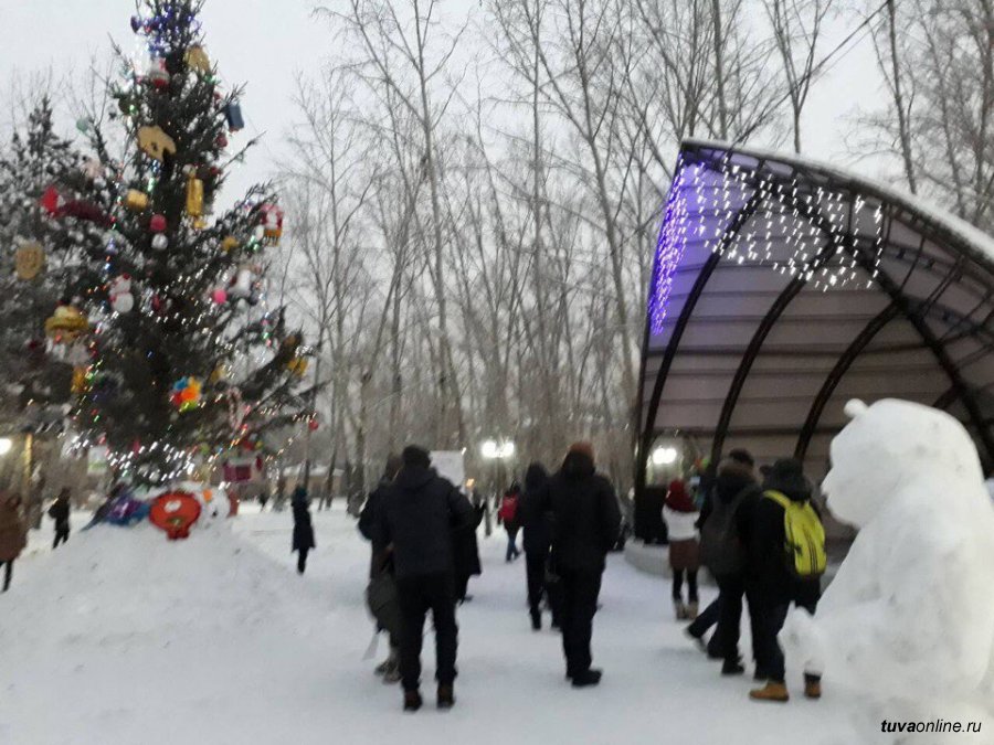 Молодежный сквер кызыл карта