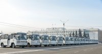 При поддержке Правительства Тувы городской автопарк пополнился 20 автобусами "ПАЗ"