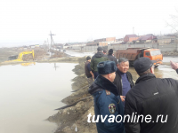 В Кызыле в связи с подтоплением домов в двух микрорайонах объявлена ЧС муниципального уровня