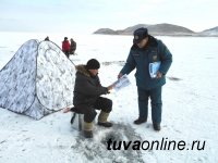 Тува: Опасности весеннего льда. Не выезжайте и не выходите на тонкий лёд водоёмов! 