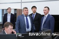 Министр топлива и энергетики Тувы Роман Кажин-оол познакомился с работой диспетчерской  энергосистемы Красноярского края и Тувы