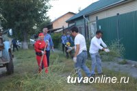 6 сентября, накануне Дня города, в Кызыле проходит субботник 