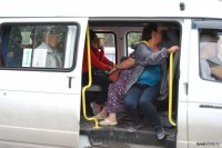 Кызыл: Посадка и высадка пассажиров маршрутных такси вне остановок наказывается штрафом