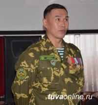 Кызыл: Ветераны боевых действий провели урок для школьников «Терроризму - нет!»