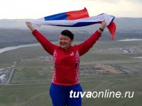 Ольга Хомушку, факелоносец Эстафеты огня Зимней универсиады-2019 Ольга Хомушку, факелоносец Эстафеты огня Зимней универсиады-2019