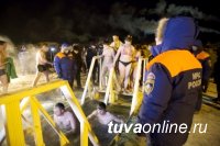В Туве в 33-градусный мороз в крещенских купаниях приняли участие 690 человек