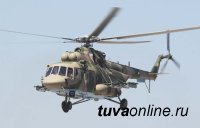 Вертолеты Ми-8 "Терминатор" прикрыли с воздуха горных стрелков на учениях под Кызылом