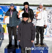 Самые быстрые в лыжных гонках среди силовиков Тувы - команда Росгвардии