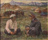 Исполняется 100 лет со дня рождения тувинского художника Георгия Суздальцева