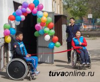 В школе № 2 г. Кызыла открылся лукодром для спортсменов с нарушением опорно-двигательного аппарата
