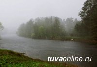 В Туве продолжатся дожди, в связи, с чем прогнозируется повышение уровня воды в реках
