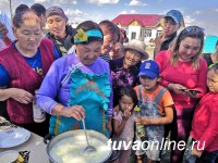 В селе Межегей Тандинского района прошёл общепоселковый «Праздник молока» 