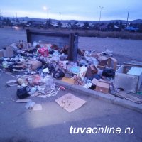 В Мэрию Кызыла поступает вал жалоб от кызылчан на плохую работу СТ-ТБО, переполненные мусорные контейнеры