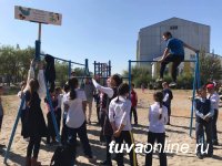 Кызыл: Посвящение в 5-классники в школе № 8 прошло в формате Малых Олимпийских игр