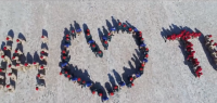 В Туве юнармейцы устроили флешмоб, чтобы поздравить Путина с днем рождения