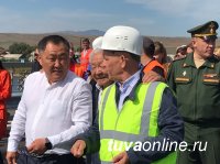 В Кызыле открыто движение по новому мосту через Енисей