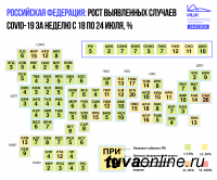 Итоги недели по заболеваемости COVID-19 в Сибири