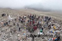 В Туве восстановлено священное Оваа в горах Бай-Тайги, сгоревшее от удара молнии