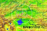Землетрясение силой 4,3 балла произошло под Шагонаром в Туве