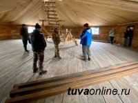 Тува: В труднодоступном селе Хут строится зал "Гнездо орлят" для занятий спортом