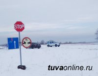 Три ледовых переправы работают в Туве