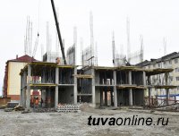 В Туве в майские праздники ударно работают строители