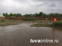 В Туве уровень воды на реках Енисея значительно поднялся