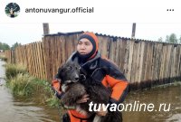 В Туве на Малом Енисее уровень воды на 32 см превышает критический