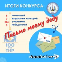 В Туве объявлены победители и лауреаты конкурса "Письмо деду"