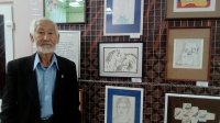 Автор тувинского флага Оюн-оол Сат учит пенсионеров живописи