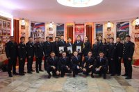 Министр МВД Тувы встретился с 13 будущими полицейскими республики - пятикурсниками учебных вузов МВД России