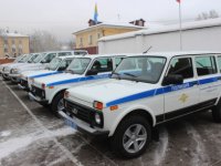В МВД по Республике Тыва состоялось торжественное вручение ключей от новых служебных автомашин