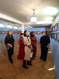 Делегация кызылской школы искусств им. Нади Рушевой посетила музей А.Пушкина в Москве