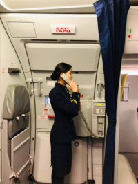 Бадма Делгер-оол - будущая стюардесса международных авиалиний