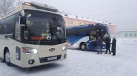 В Туве два автобуса с детьми, ехавшие в санаторий, съехали в кювет