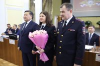 Глава Тувы Владислав Ховалыг принял участие в заслушивании итогов работы полиции за 2022 год
