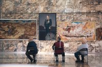 В Туве открылась выставка художника-монументалиста Вячеслава Самия