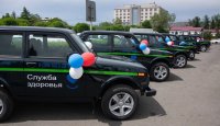 В учреждения здравоохранения Тувы в 2022 году по нацпроекту поступили 24  автомашины